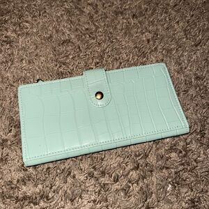 SHEIN Croc-Embossed Wallet